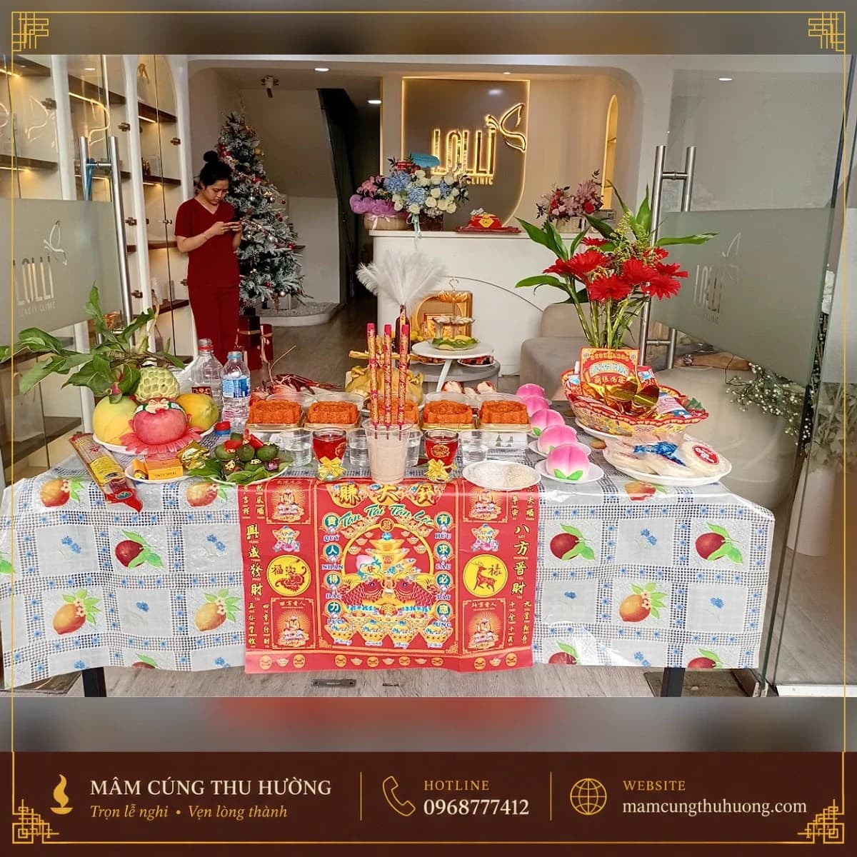 Mâm Cúng Khai Trương Nâng Cao