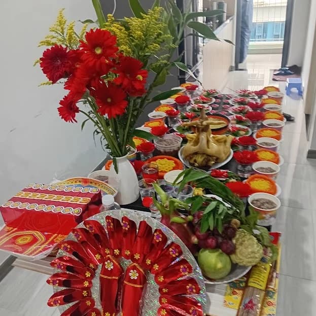 Mâm Cúng Đầy Tháng Bé Gái