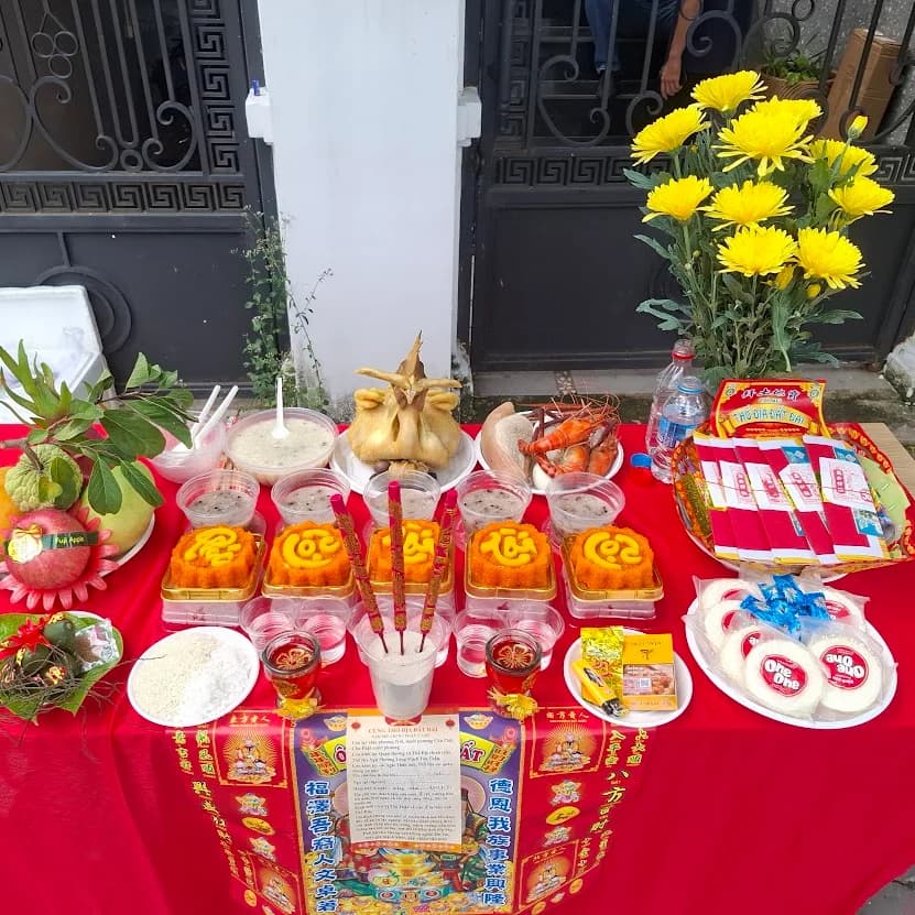 Mâm Cúng Động Thổ Khởi Công